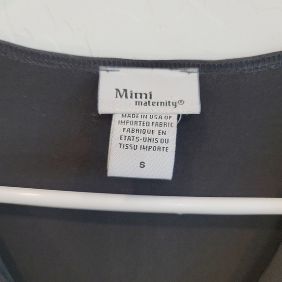 Mimi Maternity Black Sleeveless V-Neck Dress Women's Size Small Maternity - Picture 3 of 7